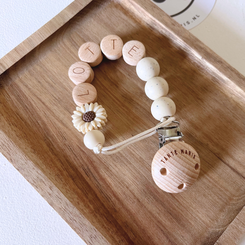 Speenkoord met naam | Flower