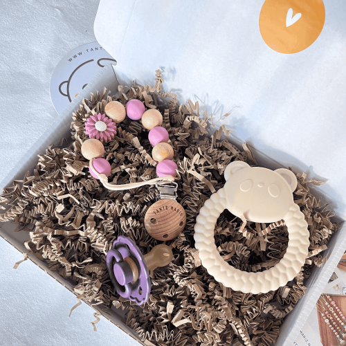 Combideal flower | Speenkoord, bijtring en speen