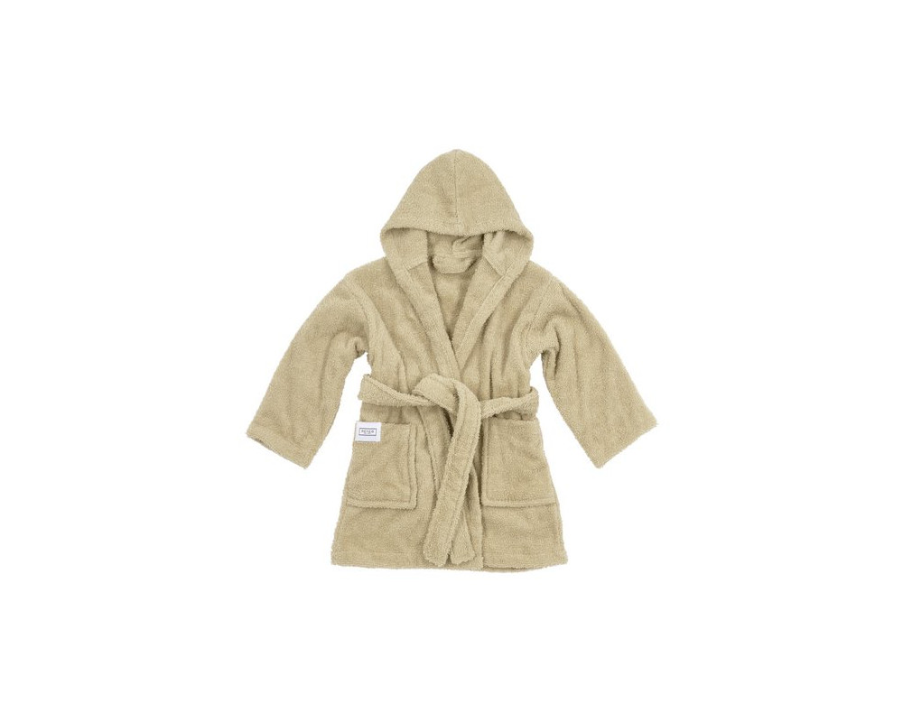 Meyco Baby Uni badjas - badstof - sand - 98/104