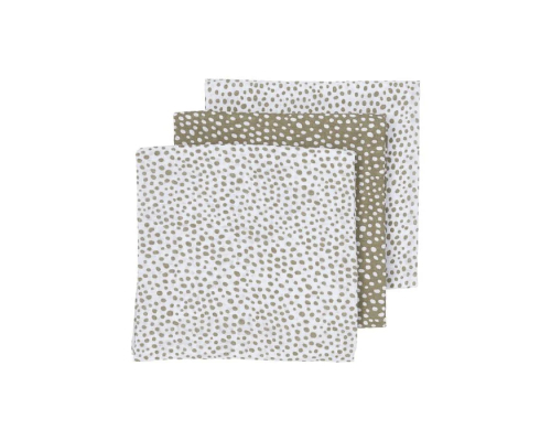 3-Pack hydrofiele monddoeken (30x30cm) | Taupe | Los product | Brievenbusproof