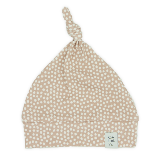 Beanie | Dotted | Beige | Newborn