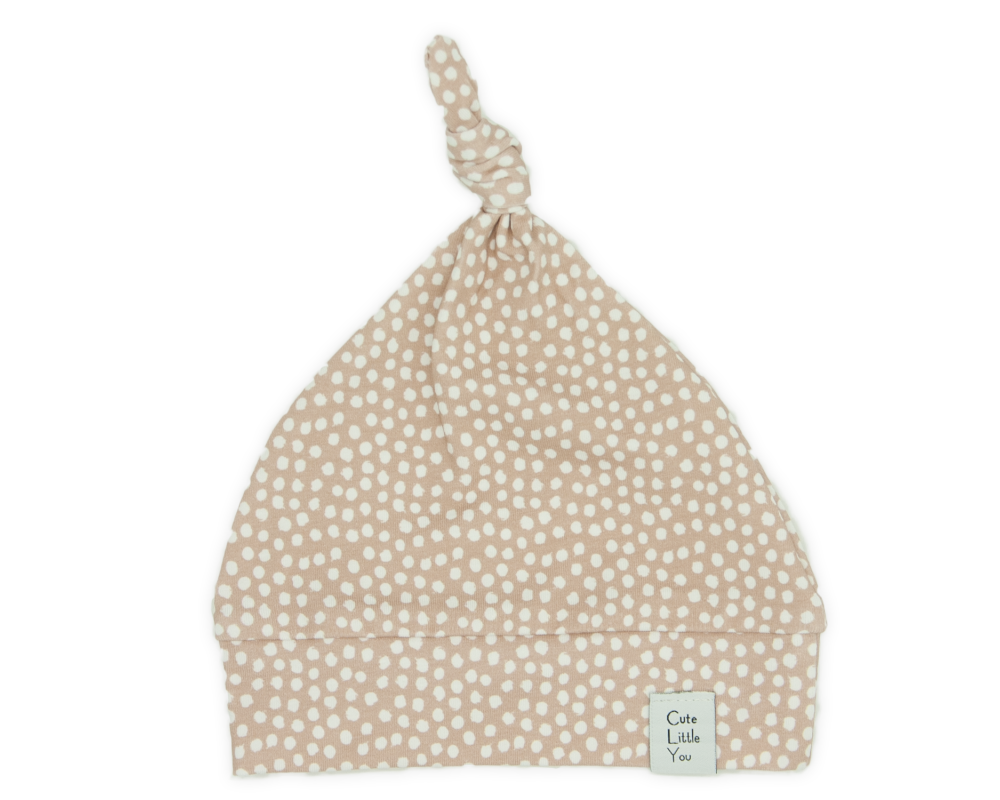 Beanie | Dotted | Beige | Newborn