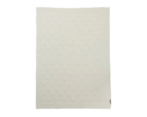 Meyco Baby Knots wiegdeken - offwhite - 75x100cm | Los product