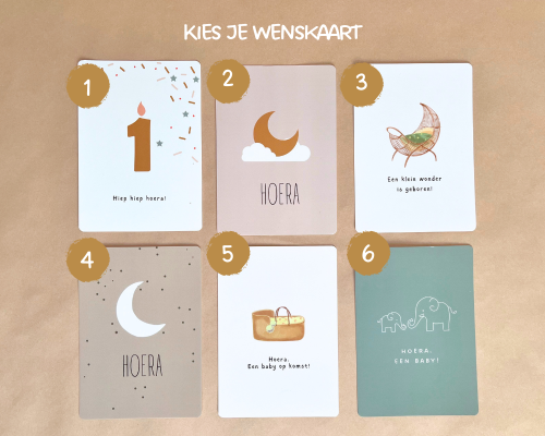 UITVERKOOP | Geboortekaartjes bundel | Los product | Brievenbusproof