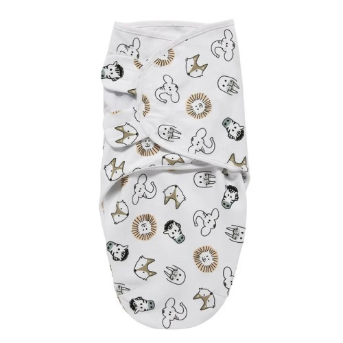 Meyco Baby SwaddleMeyco inbakerdoek Animals - Sand