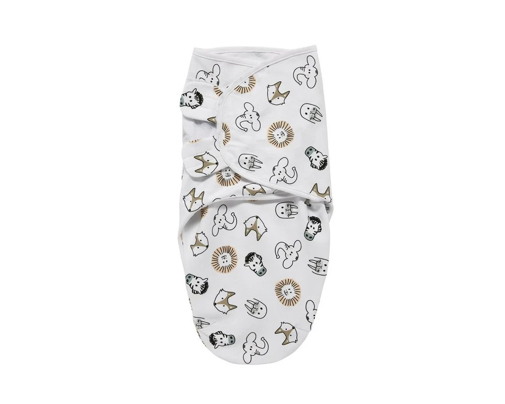 Meyco Baby SwaddleMeyco inbakerdoek Animals - Sand