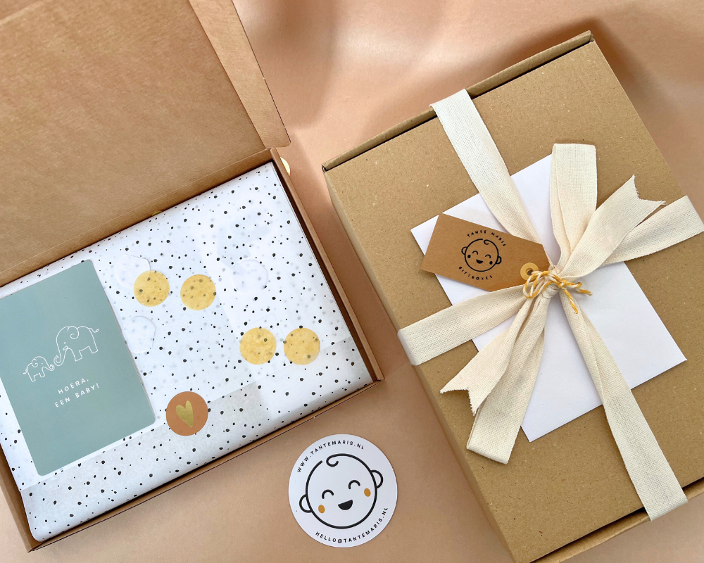 Cadeaubox | Solid food | groen | 6+ mnd | Kraamcadeau