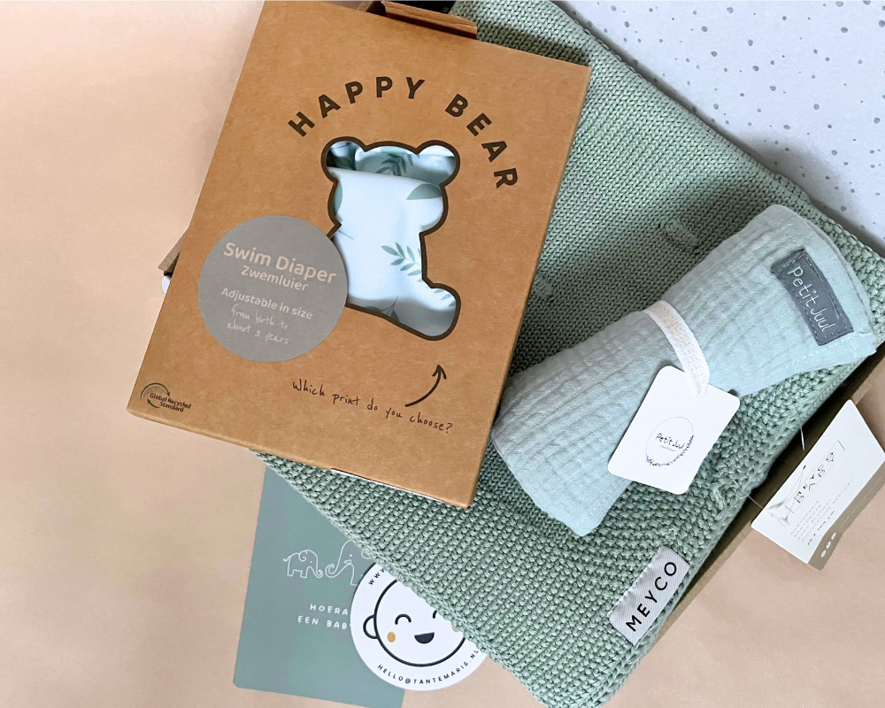 Cadeaubox | Trendy Mint | 0+ mnd | Kraamcadeau